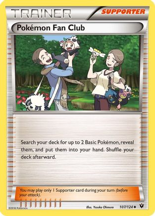 Pokemon Fan Club 107/124 - XY  Fates Collide Josh's Cards