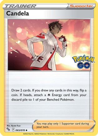 Candela 065/078 - Pokemon GO Josh's Cards