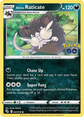 Alolan Raticate 042/078 - Pokemon GO Josh's Cards