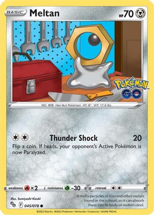 Meltan 045/078 - Pokemon GO Josh's Cards