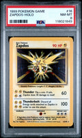 1999 Pokemon Game Zapdos-Holo 8 PSA #16 Orb Sports Cards & Collectibles