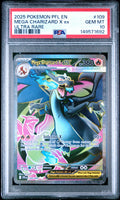 2025 Pokemon Pfl En-Phantasmal Flames Ultra Rare Mega Charizard X Ex 10 PSA #109 Orb Sports Cards & Collectibles