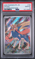 2025 Pokemon Pfl En-Phantasmal Flames Illustration Rare Zacian 10 PSA #100 Orb Sports Cards & Collectibles