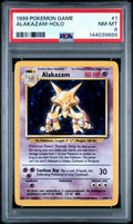 1999 Pokemon Game Alakazam-Holo 8 PSA #1 Orb Sports Cards & Collectibles