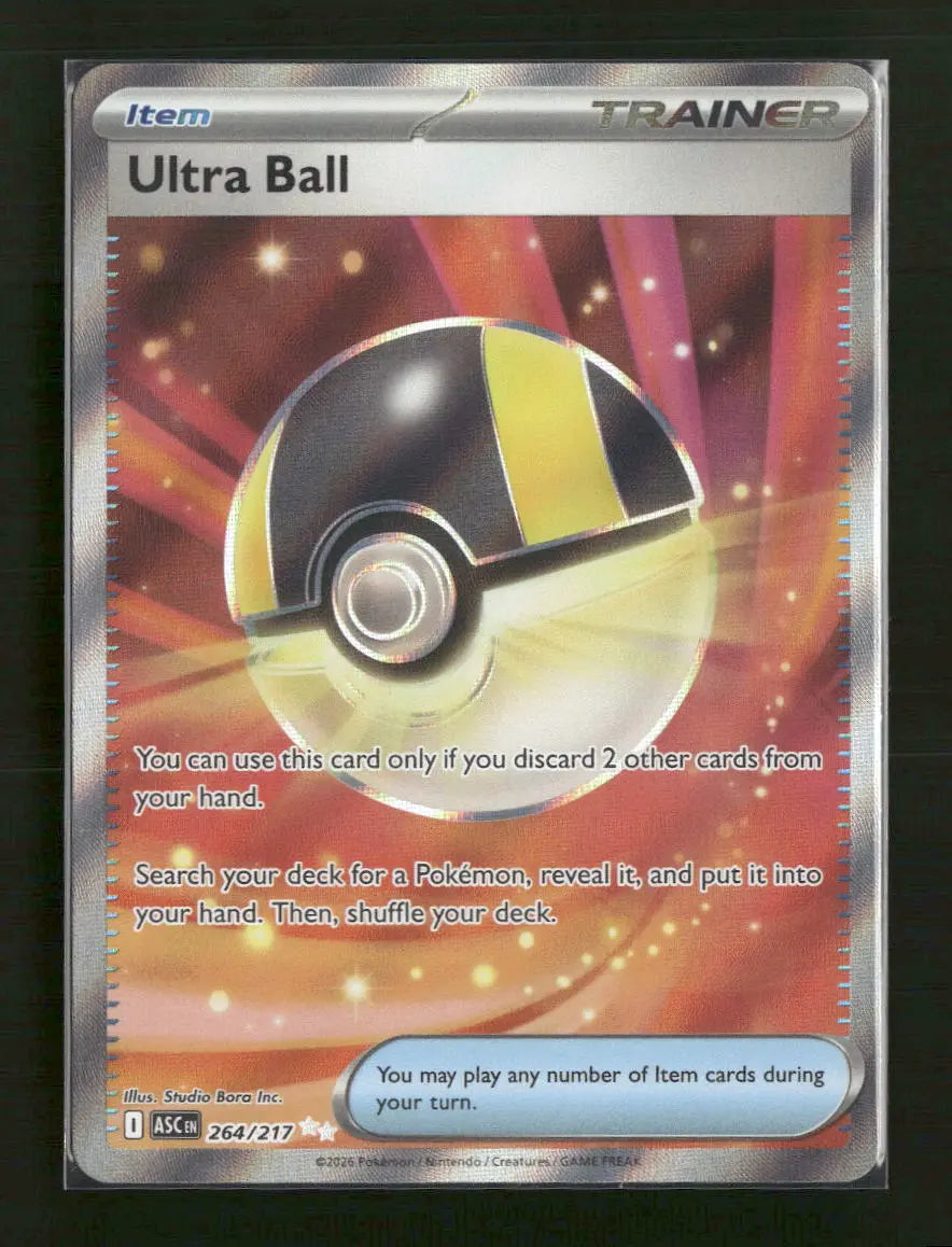 ME: Ascended Heroes Ultra Ball #264/217 Orb Sports Cards & Collectibles