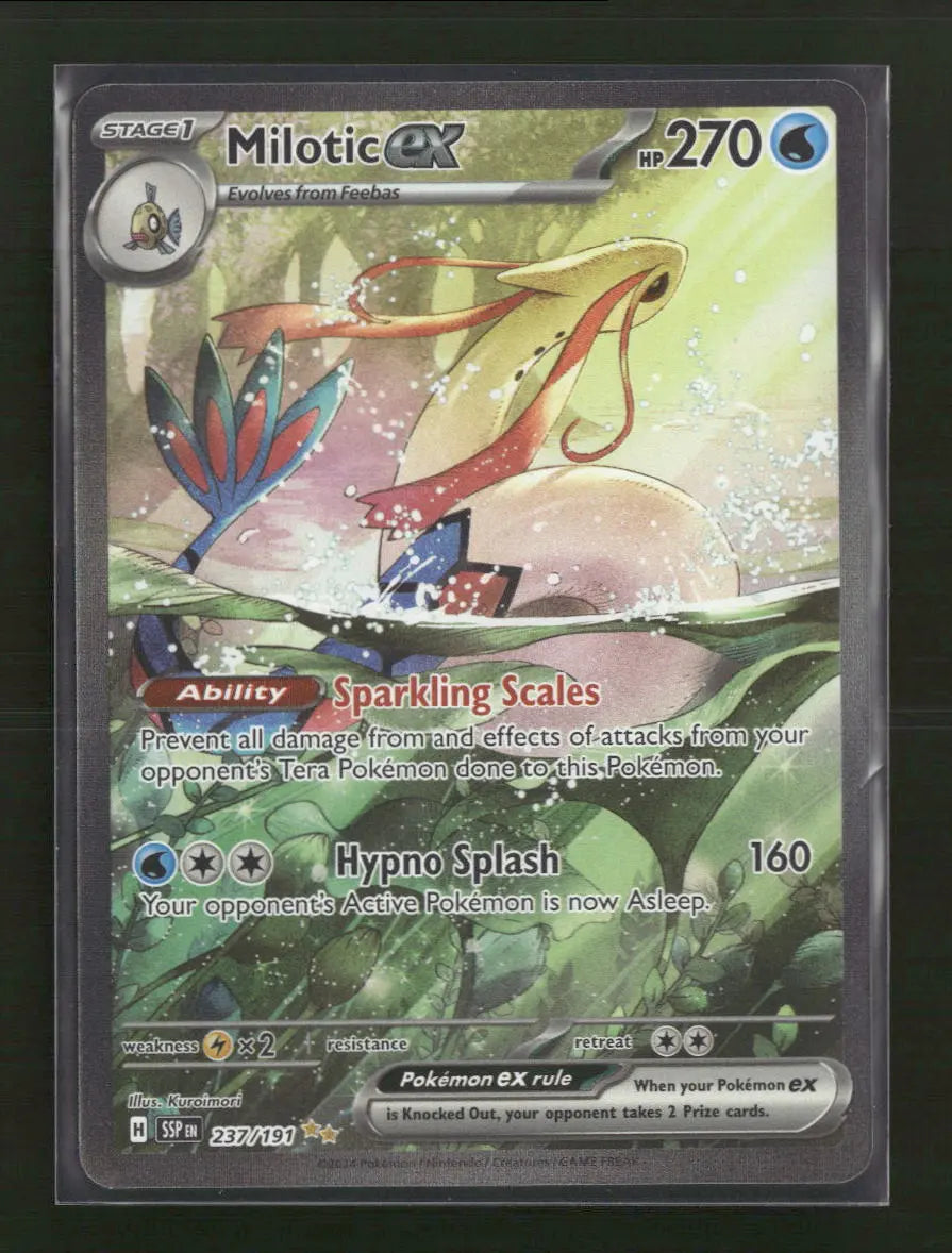 SV08: Surging Sparks Milotic ex #237/191 Orb Sports Cards & Collectibles