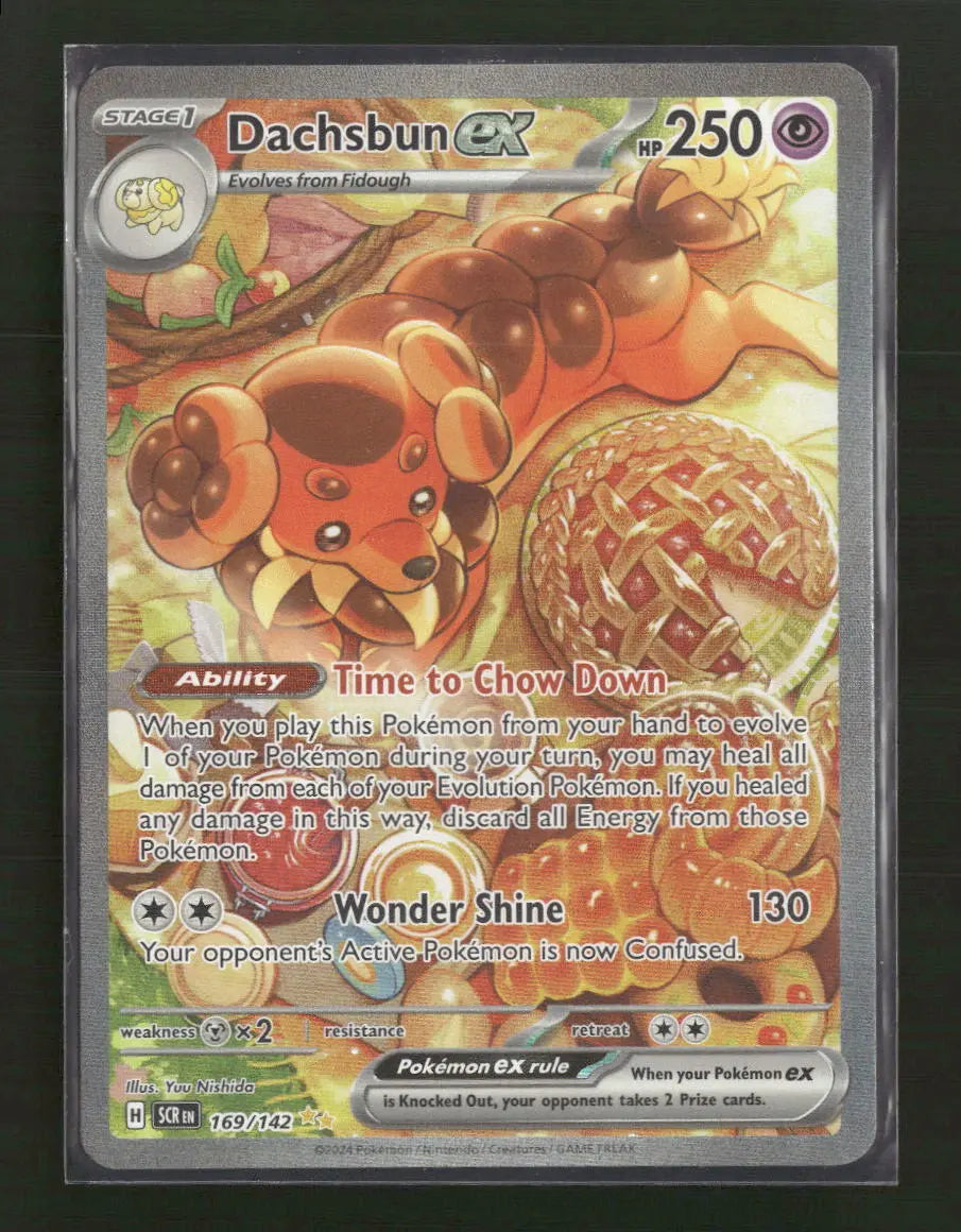 SV07: Stellar Crown Dachsbun ex #169/142 Orb Sports Cards & Collectibles