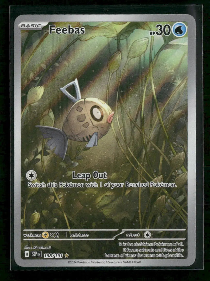 SV08: Surging Sparks Feebas #198/191 Orb Sports Cards & Collectibles