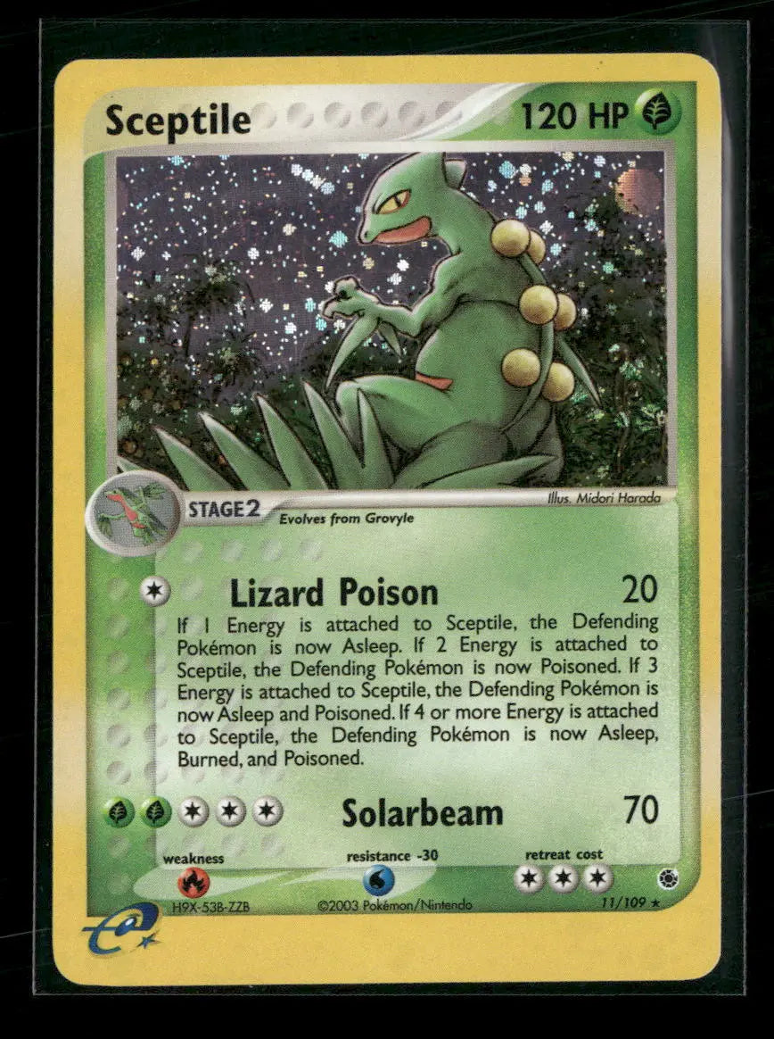 Ruby and Sapphire Sceptile #11/109 Orb Sports Cards & Collectibles