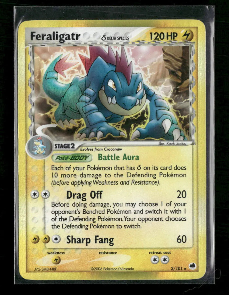 Dragon Frontiers Feraligatr (Delta Species) #2/101 Orb Sports Cards & Collectibles