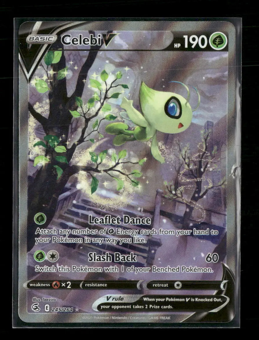 SWSH08: Fusion Strike Celebi V (Alternate Full Art) #245/264 Orb Sports Cards & Collectibles