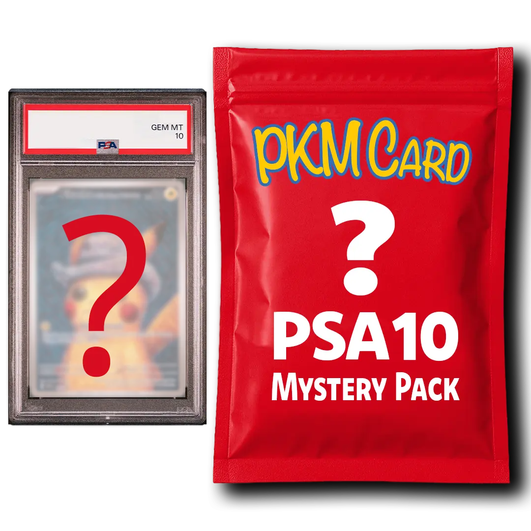 PKM PSA 10 Graded Card Mystery Pack Trading Card Game Hall of Fame Sports Memorabilia