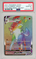 Graded 2021 PKM Sword & Shield Lycanroc #213 Vmax Evolving Skies Secret Trading Card Game PSA 10 Gem Mint Hall of Fame Sports Memorabilia